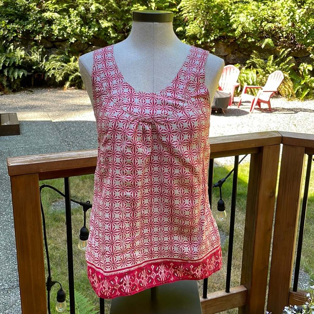 Eddie Bauer Boho Sleeveless Top